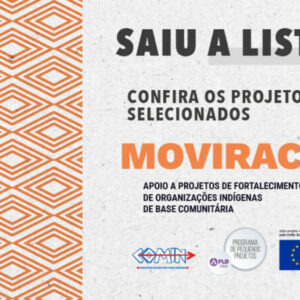Divulgada lista de projetos apoiados pelo edital “Moviracá”
